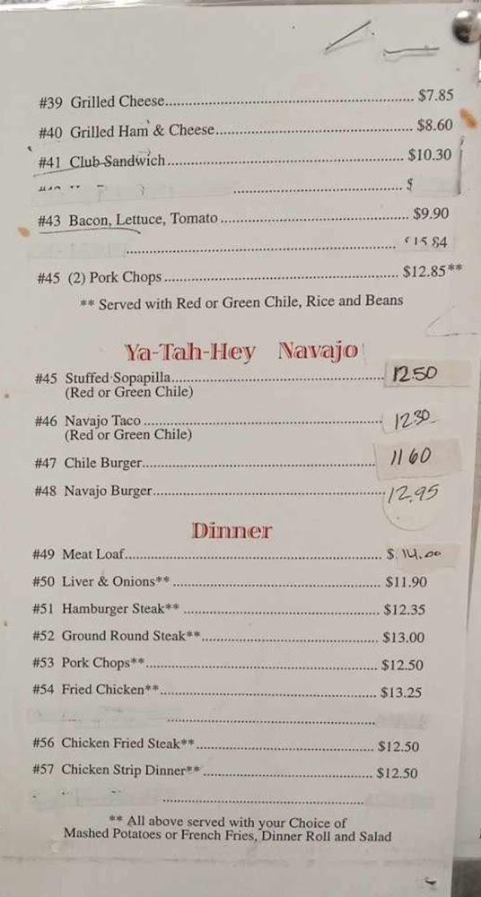 Grandma's Resturaunt (Restaurant) Menu image 1